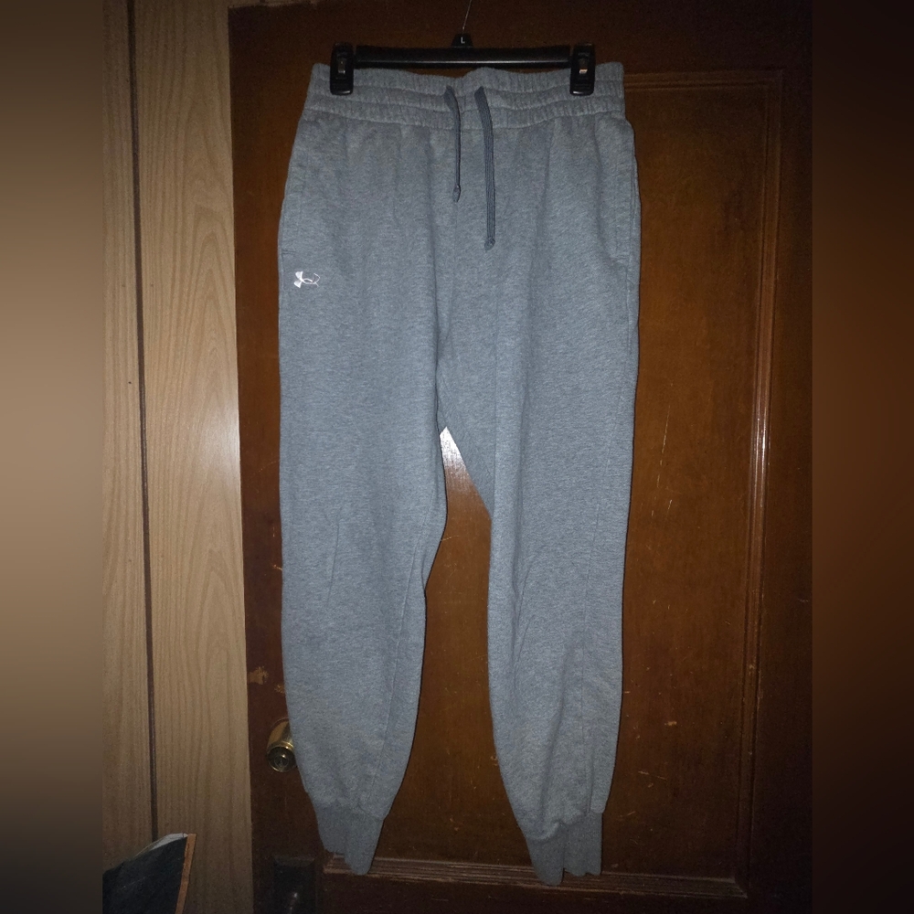 Under Armour Gray Sweatpants with Logo